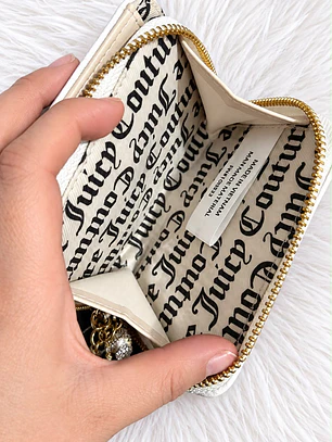 Billetera Juicy Couture Blanca 