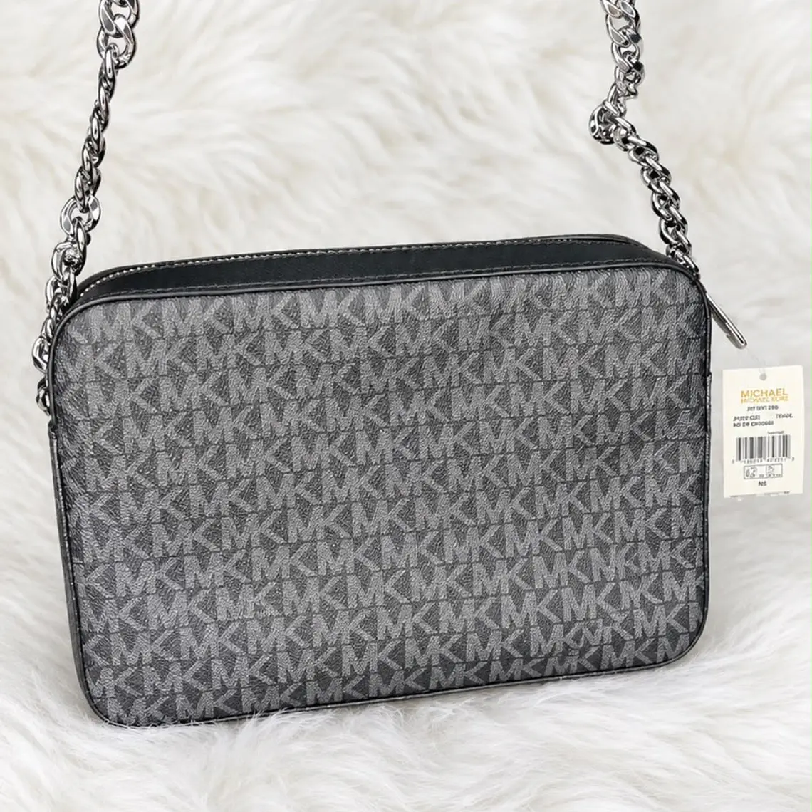Crossbody Michael Kors Negro Monograma  2