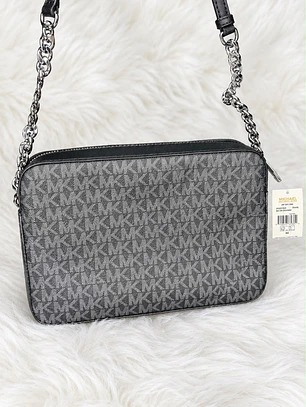 Crossbody Michael Kors Negro Monograma 