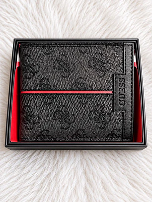 Billetera Guess Negra monograma