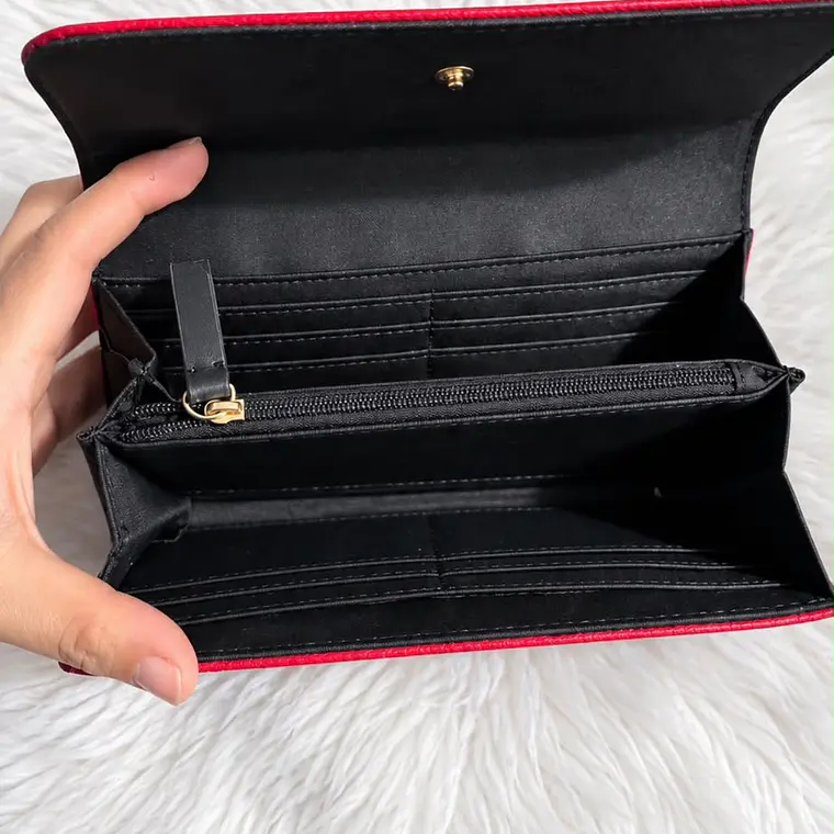 Billetera Tommy Hilfiger Roja  2