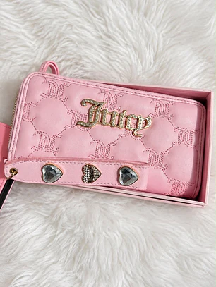 Billetera grande Juicy Couture Rosa 
