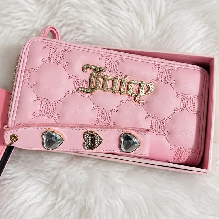 Billetera grande Juicy Couture Rosa  1