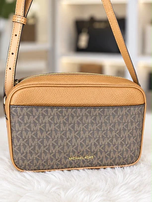 Crossbody Michael Kors Cafe/Cuero 