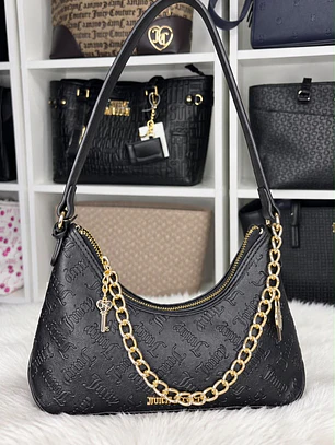 Cartera de hombro juicy Couture Negra
