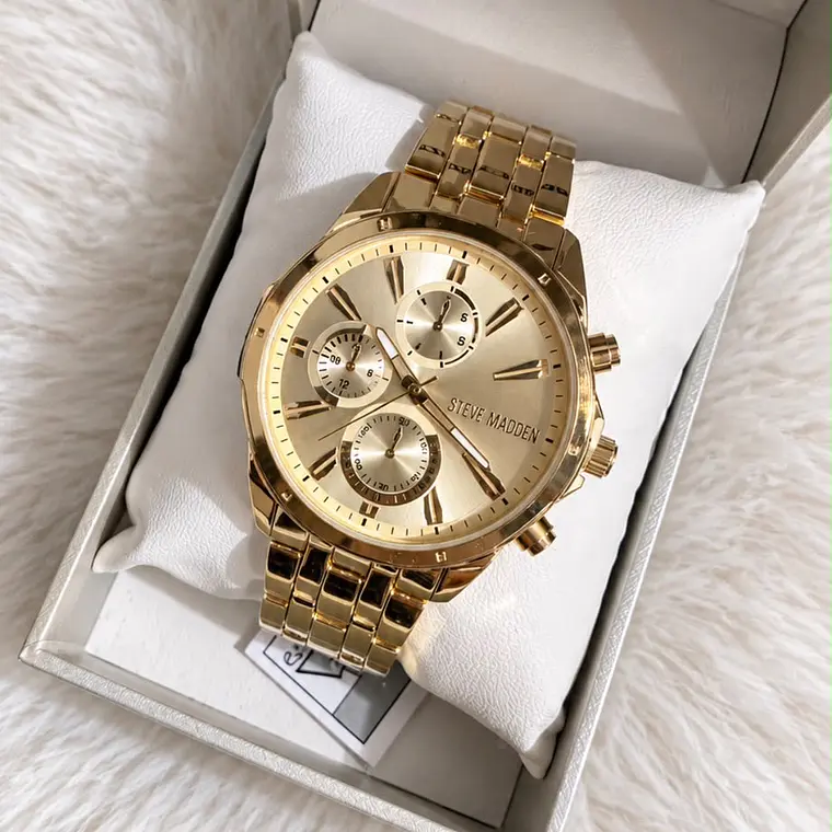 Reloj Steve Madden Dorado  1