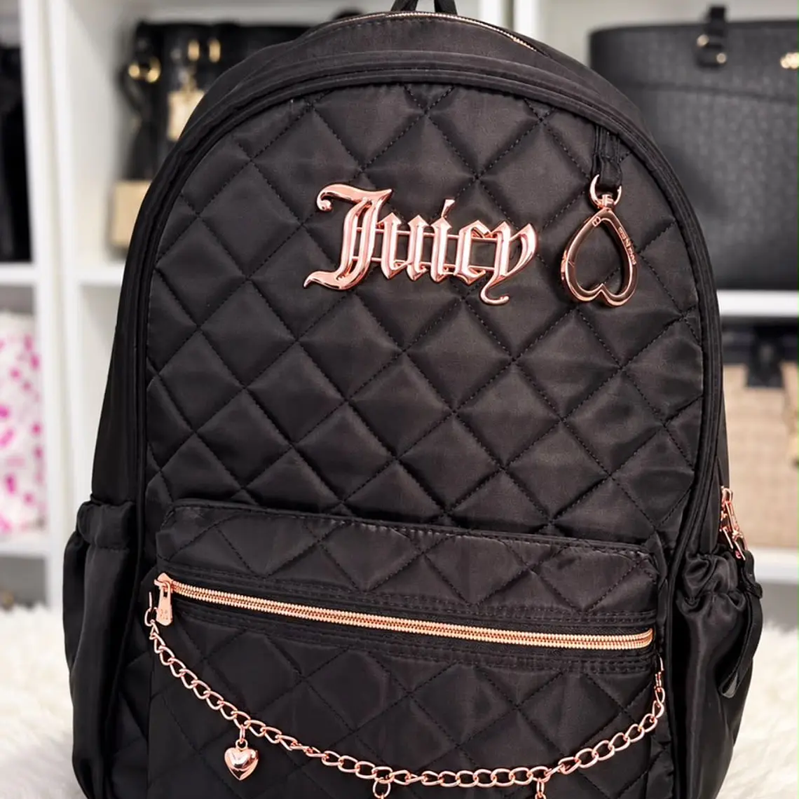 Mochila Juicy Couture Negra Grande  1