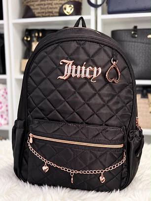 Mochila Juicy Couture Negra Grande 