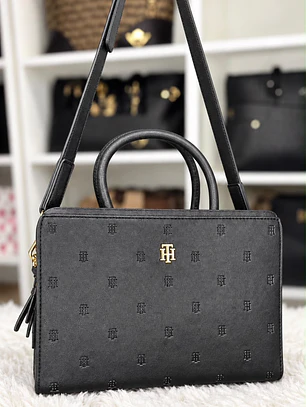 Mini Tote Tommy Hilfiger Negro 