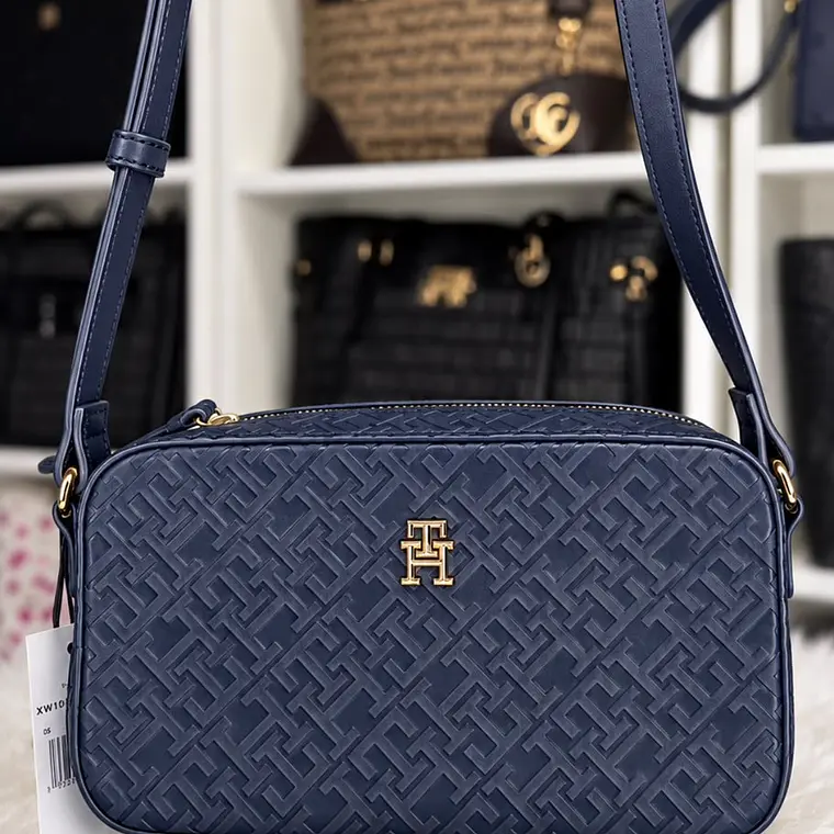 Crossbody Tommy Hilfiger Azul Charol  1