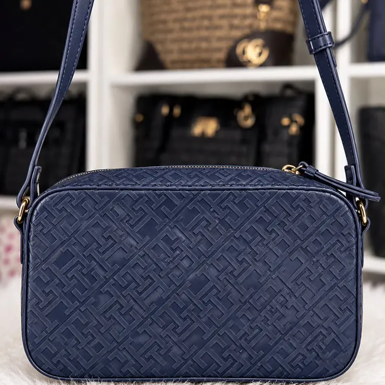 Crossbody Tommy Hilfiger Azul Charol  2