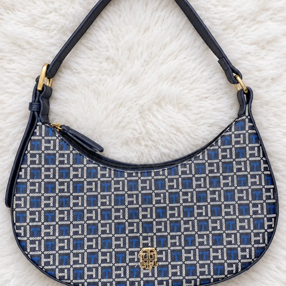 Cartera de hombro Tommy Hilfiger Azul  3