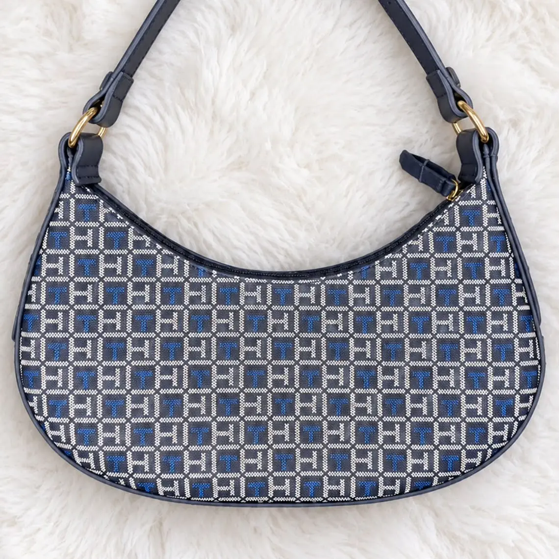 Cartera de hombro Tommy Hilfiger Azul  2