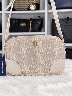 Crossbody Tommy Hilfiger Beige 