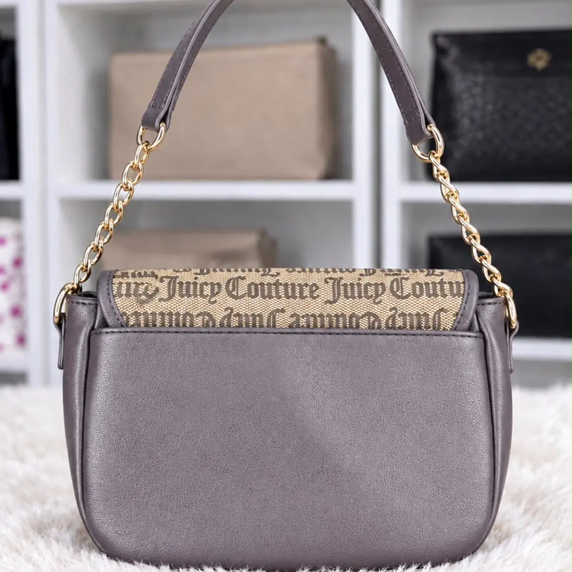 Cartera de Hombro Juicy Couture Café  2