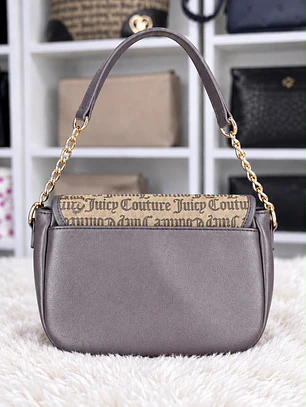 Cartera de Hombro Juicy Couture Café 