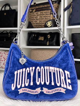 Cartera de hombro Juicy Couture Terciopelo 