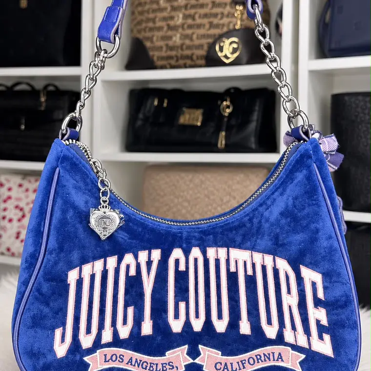 Cartera de hombro Juicy Couture Terciopelo  2