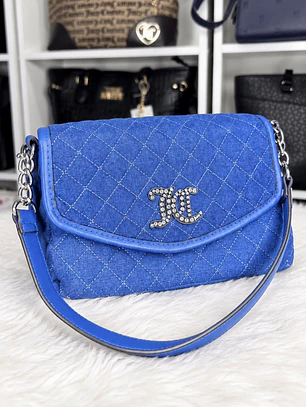 Cartera de Hombro Juicy Couture Azul 