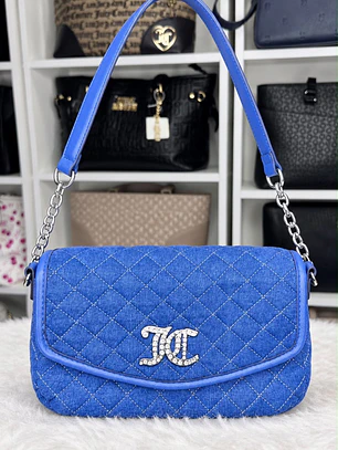 Cartera de Hombro Juicy Couture Azul 