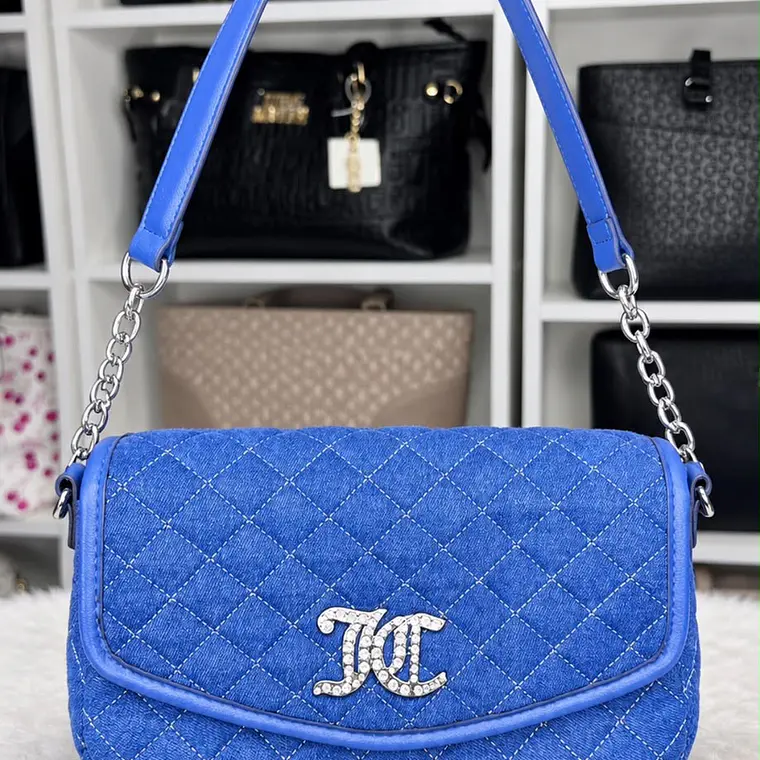 Cartera de Hombro Juicy Couture Azul  2