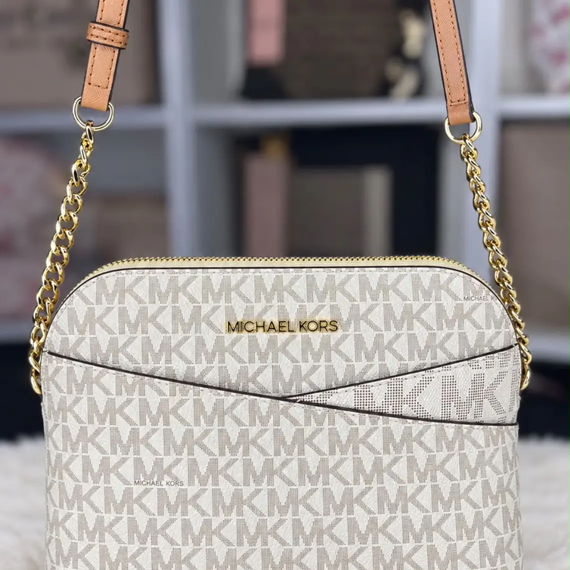 Crossbody Michael Kors Vainilla  1