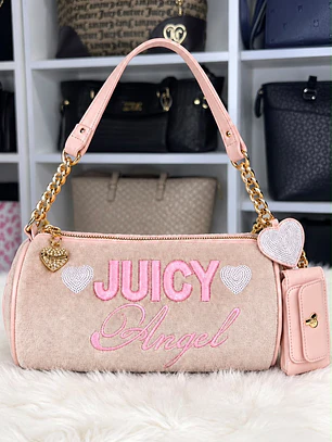 Cartera de hombro Juicy Couture tubito Rosa 