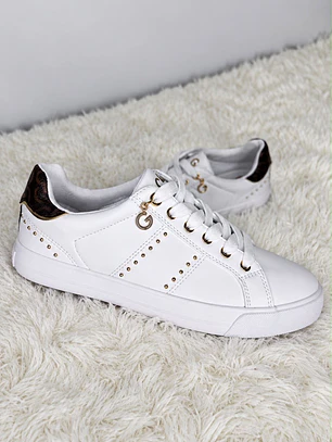 Zapatillas Guess Blanca/Café 
