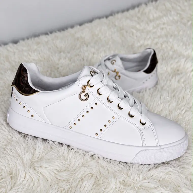 Zapatillas Guess Blanca/Café  1