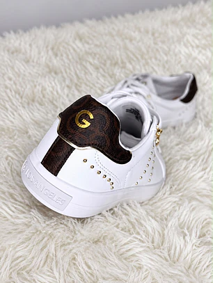Zapatillas Guess Blanca/Café 