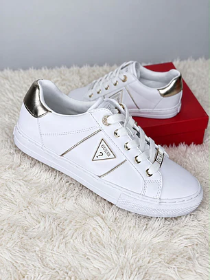 Zapatillas Guess blanca/Plateado 