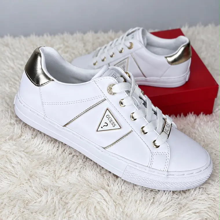 Zapatillas Guess blanca/Plateado  1