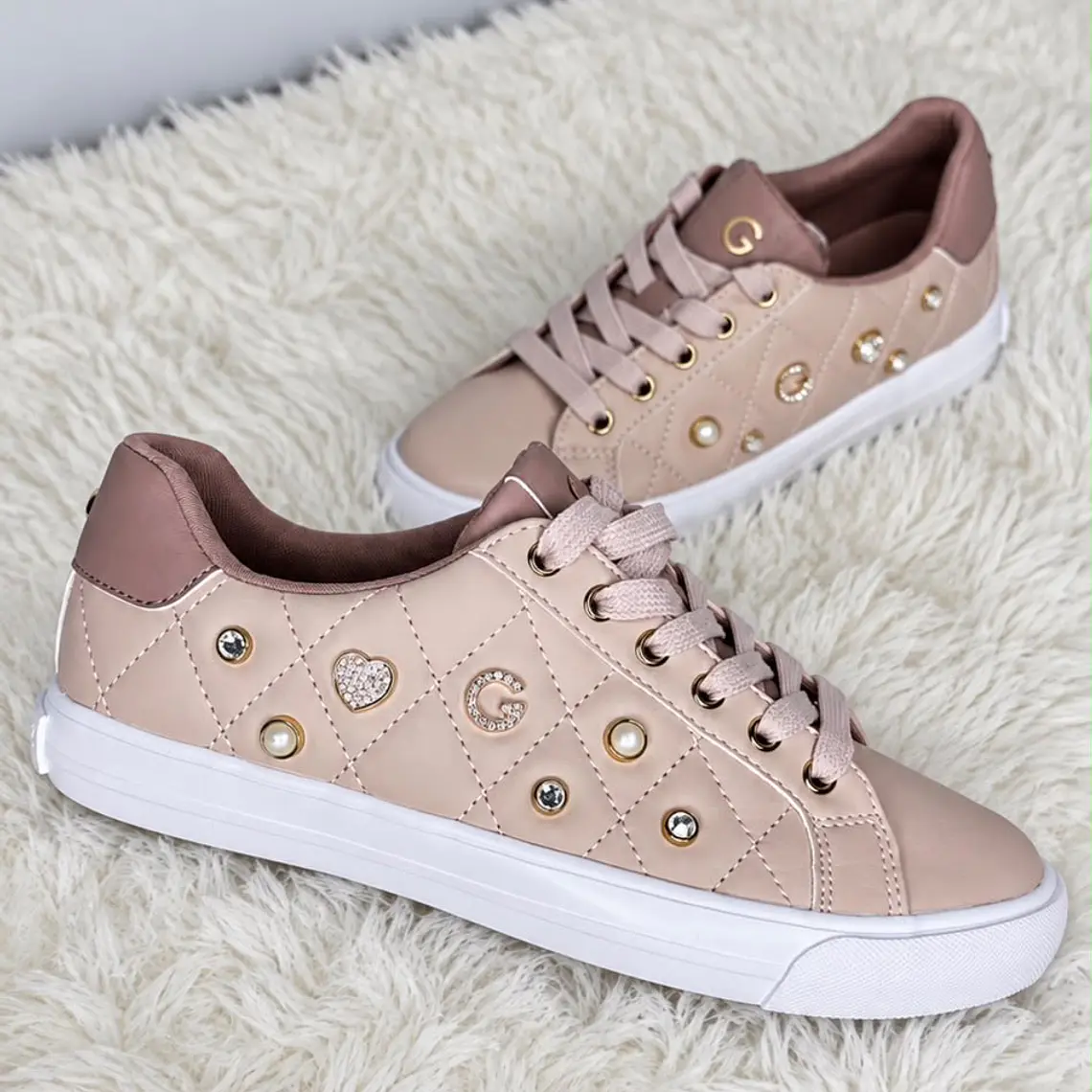 Zapatillas Guess Rosa  1