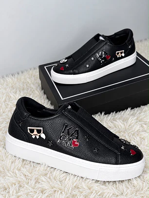 Zapatillas Karl Lagerfeld Negra elástico 