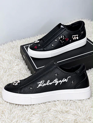 Zapatillas Karl Lagerfeld Negra elástico 