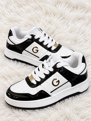 Zapatillas Guess Charol Negra G