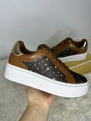 Zapatillas Michael Kors Café estrellas 
