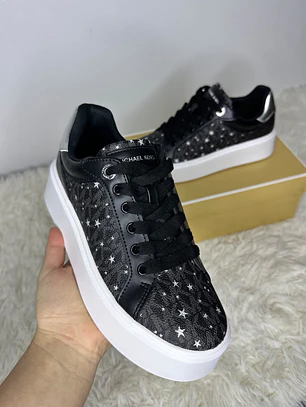 Zapatillas Michael Kors Negra Estrellas 