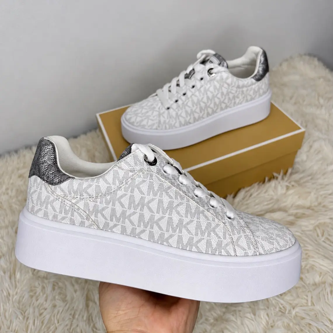 Zapatillas Michael Kors Romey Blanca  1