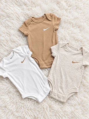 Pack 3 Body Nike Nude 