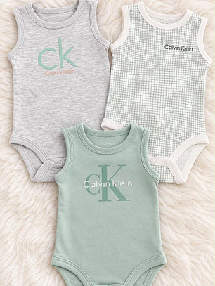 Pack 3 Body Calvin Klein Niña 