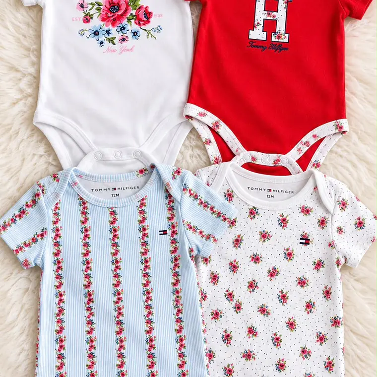 Pack 4 Body Tommy Hilfiger Niña  1