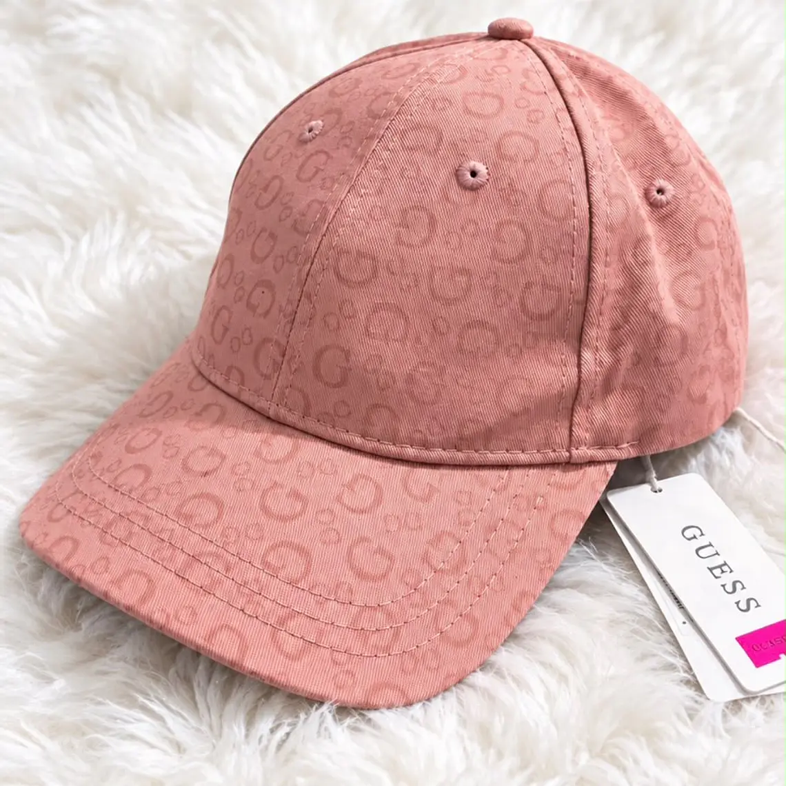 Gorro Guess Rosa Mujer  3
