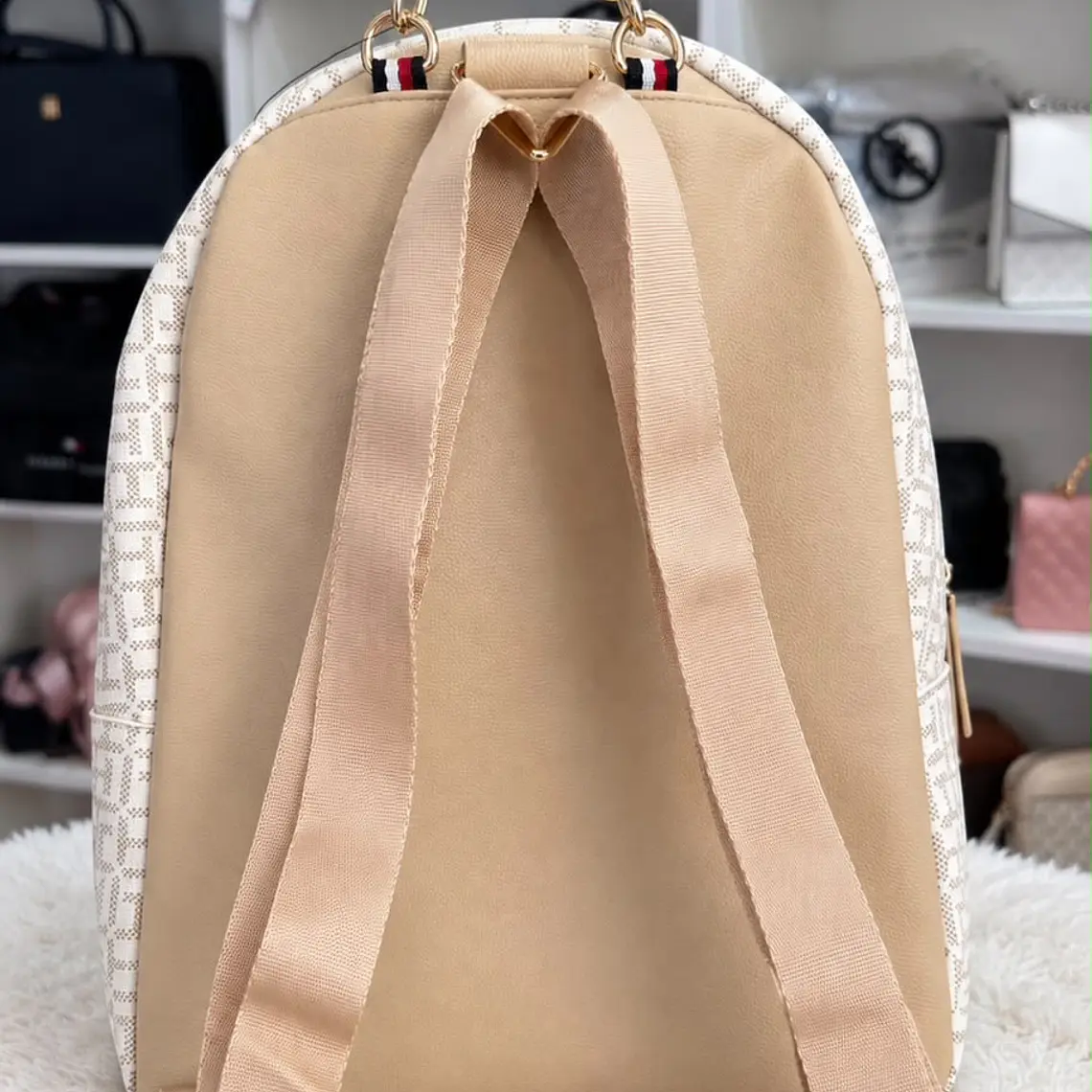Mochila Tommy Hilfiger Nude  3