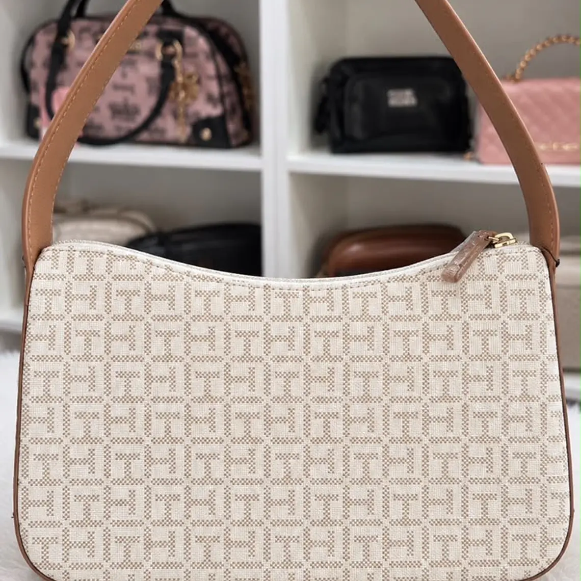Cartera de hombro Tommy hilfiger Nude  2