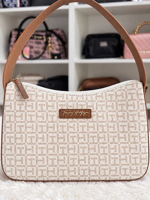 Cartera de hombro Tommy hilfiger Nude 