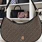 Cartera de hombro Tommy Hilfiger Negra/Beige - Miniatura 1