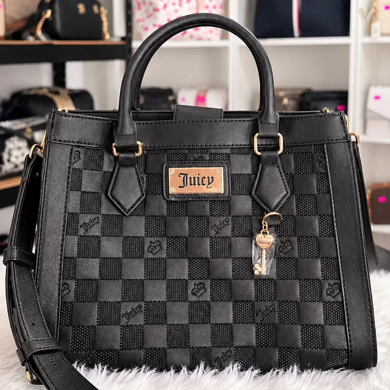 Mini tote Crossbody Juicy Couture negro  1