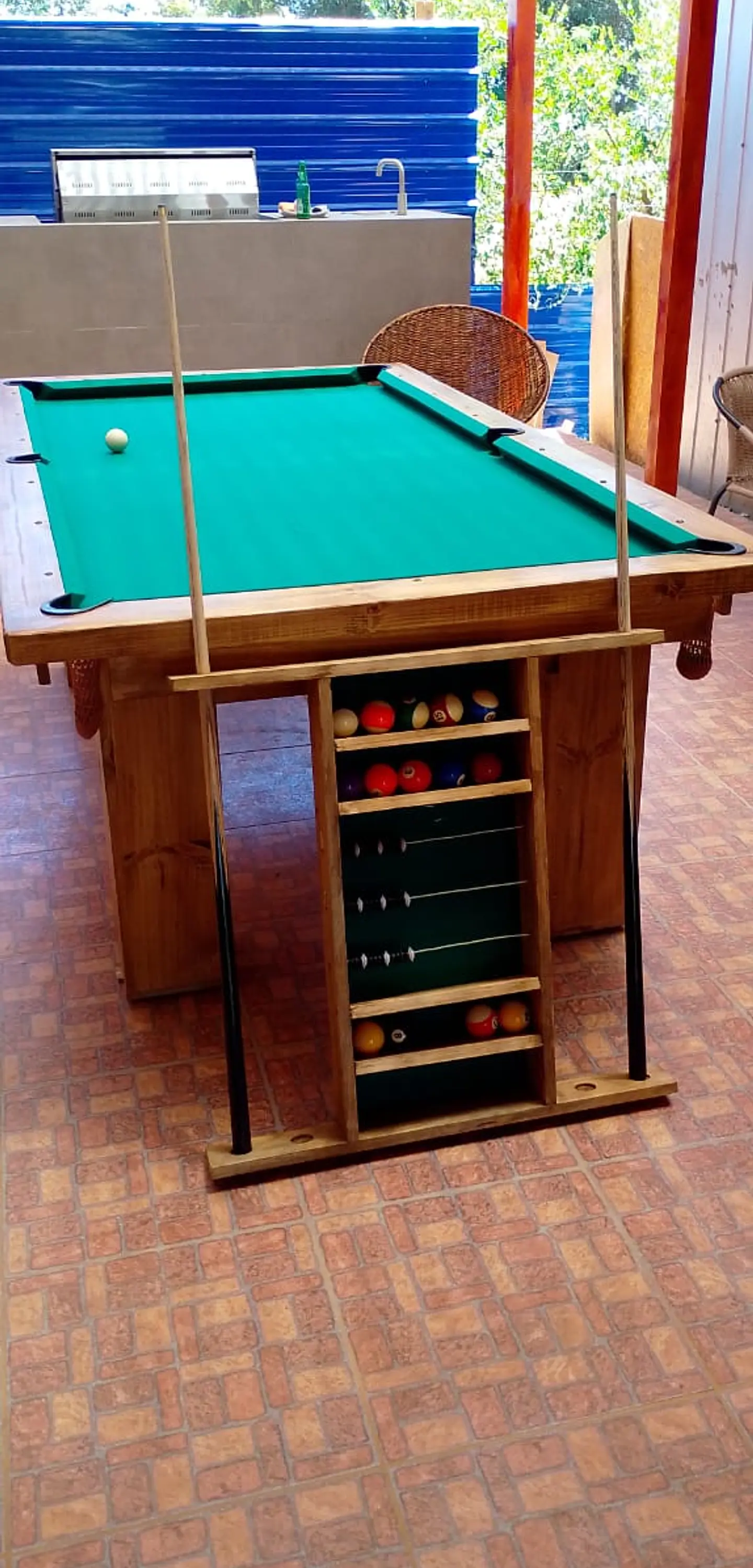   Mesa de Pool 2.60 x 1.40  1/2 Match 1