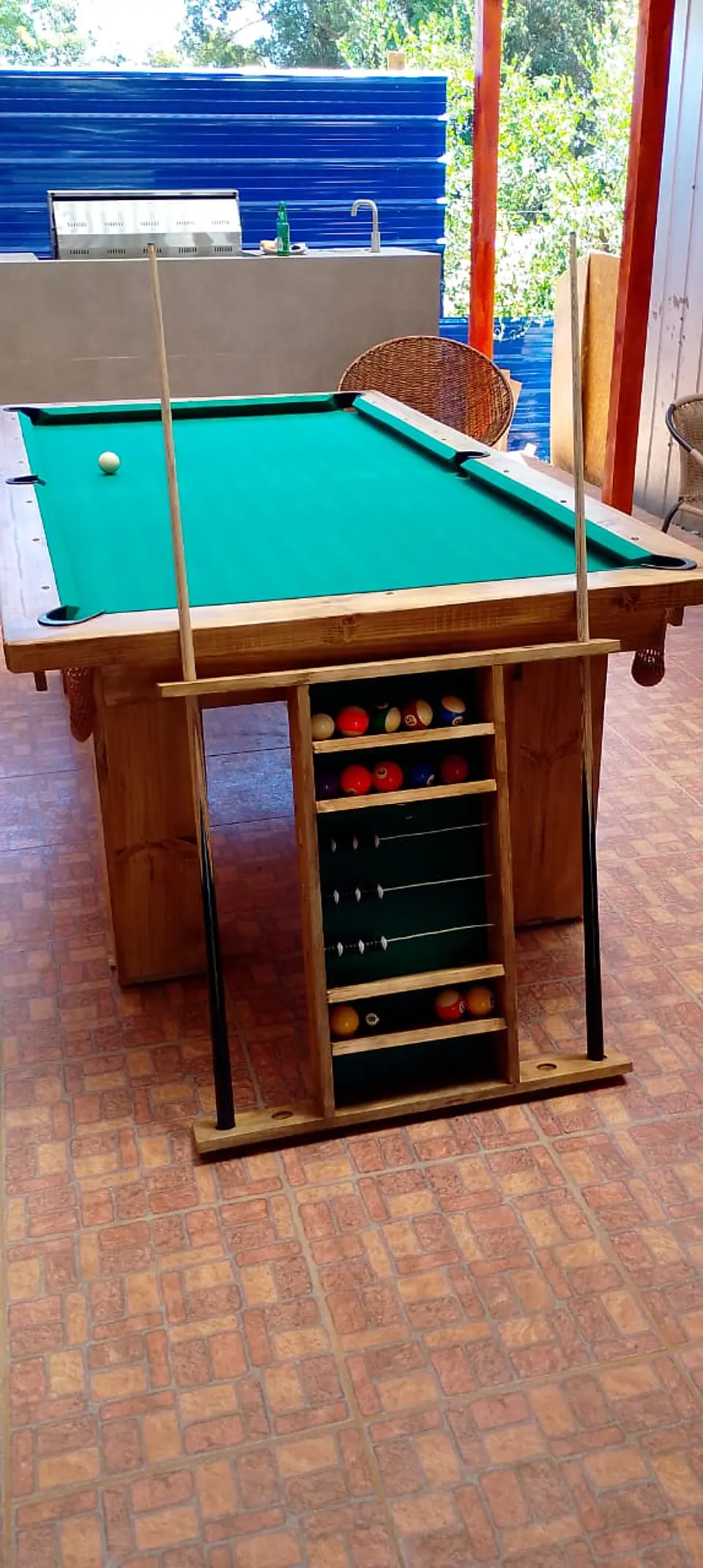   Mesa de Pool 2.60 x 1.40  1/2 Match 1